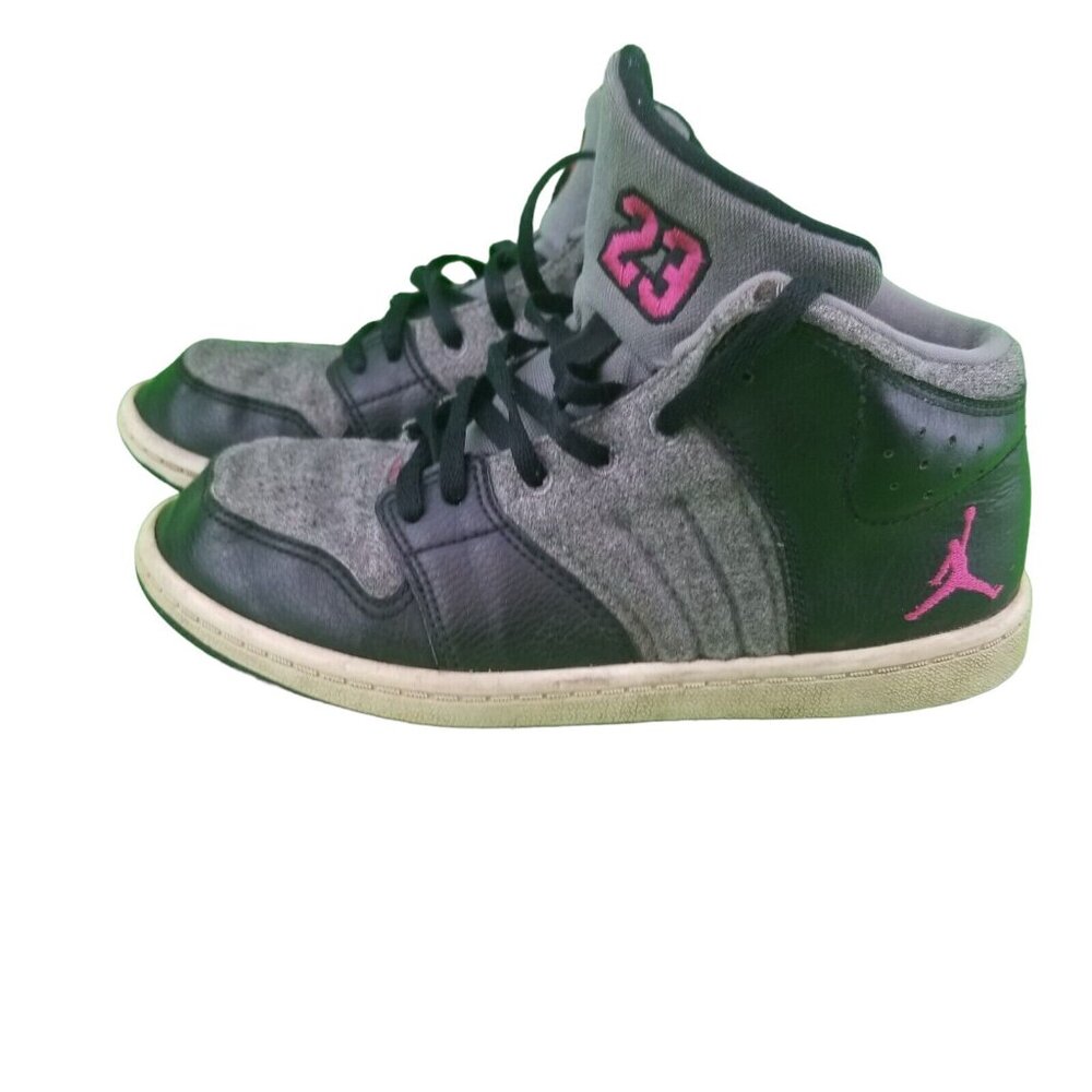 ✅Kids 2Y Jordan 1 Flight 4 Prem GP Hi Top Basketball Shoes Youth 828246-019 - Picture 2 of 16